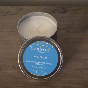 Juicy Peach Soy Candle